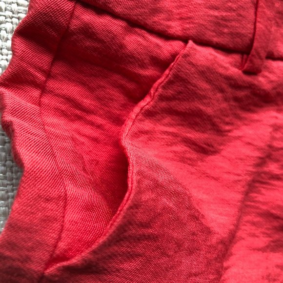 Aqua Textured Red Shorts - Picture 5 of 10